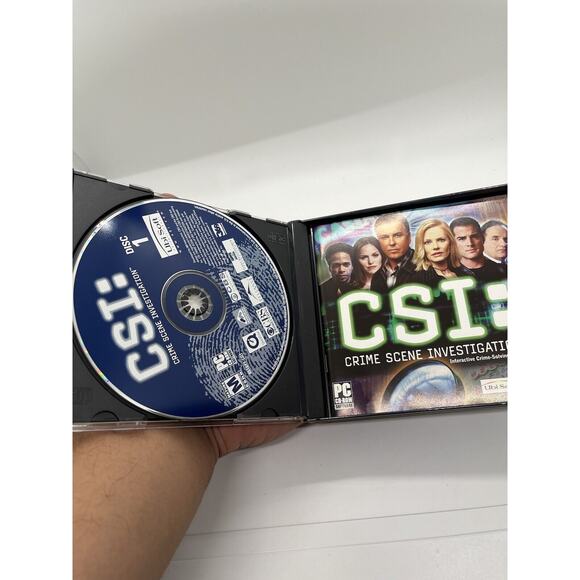 📦 CSI: Crime Scene Investigation (Windows 3-Disc Set PC CD-ROM, 2003 w/ Manual) - Picture 5 of 5